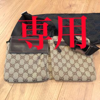 グッチ(Gucci)のGUCCI♡ウェストポーチ(ボディバッグ/ウエストポーチ)