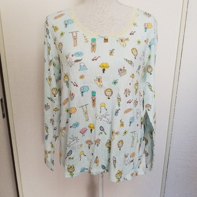 franche lippee(フランシュリッペ)のフランシュリッペ オリプリ ババTシャツ FL5 サンプル品 レディースのトップス(Tシャツ(長袖/七分))の商品写真