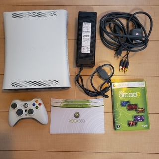 エックスボックス360(Xbox360)のXBOX360 ARCADE本体一式(家庭用ゲーム機本体)