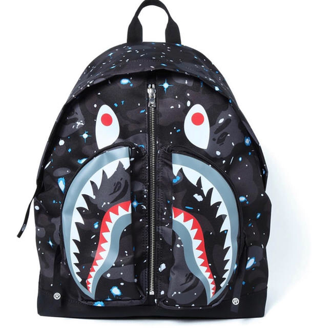 BAPE SPACE CAMO SHARK DAY PACK