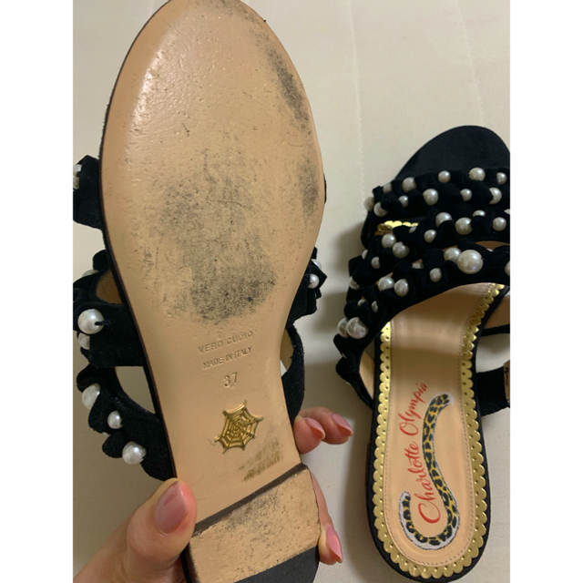 Ron Herman(ロンハーマン)のCharlotte Olympia パール サンダル レディースの靴/シューズ(サンダル)の商品写真