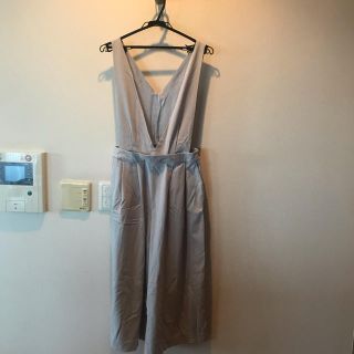 ユナイテッドアローズグリーンレーベルリラクシング(UNITED ARROWS green label relaxing)のグレー グリーンレーベルリラクシング サロペット パンツ(サロペット/オーバーオール)