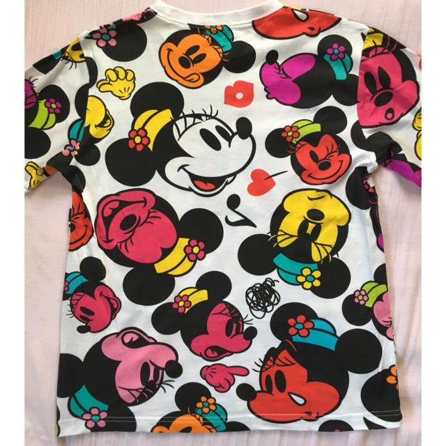 Disney(ディズニー)の東京ディズニー ミニー 総柄Tシャツ 白 M レディースのトップス(Tシャツ(半袖/袖なし))の商品写真