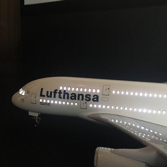 航空機モデル Lufthansa A380 LED