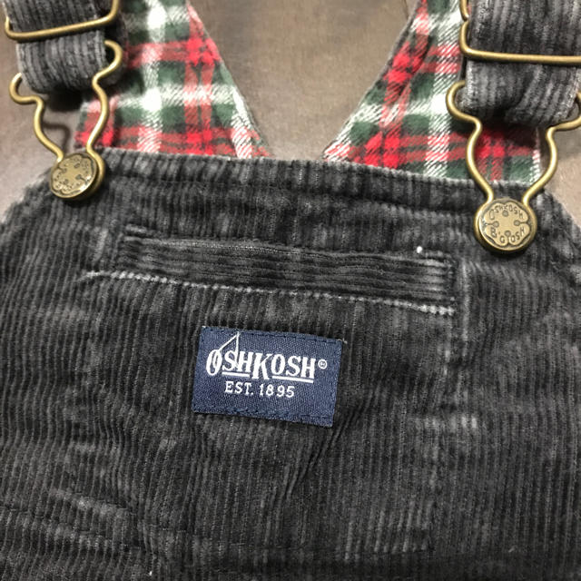 OshKosh(オシュコシュ)のOSHKOSH オーバーオール 70サイズ キッズ/ベビー/マタニティのベビー服(~85cm)(カバーオール)の商品写真