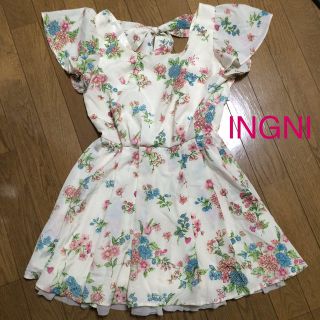 イング(INGNI)のINGNI 花柄ワンピース💓(ミニワンピース)