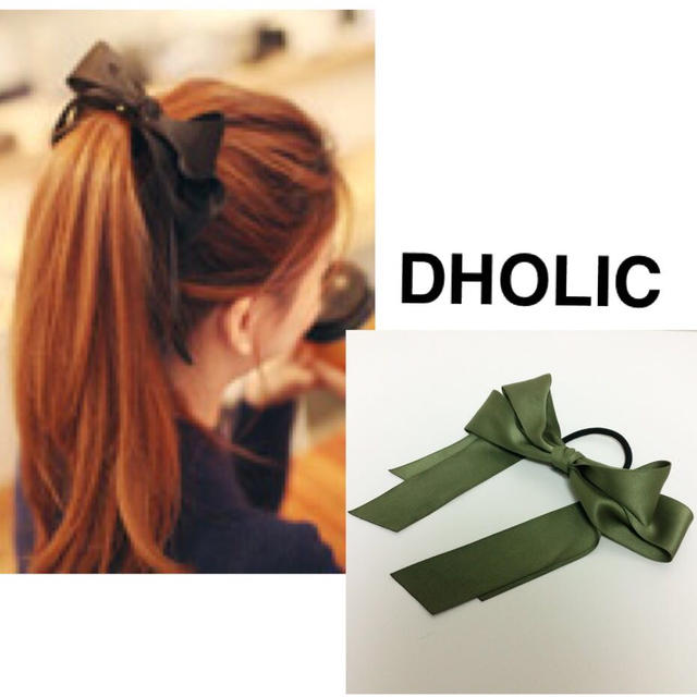 dholic(ディーホリック)の完売DHOLIC リボンヘアゴム レディースのヘアアクセサリー(ヘアバンド)の商品写真