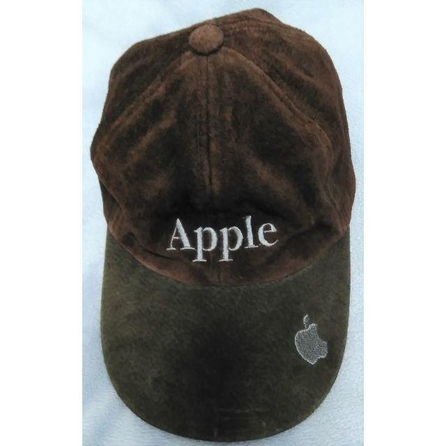 Apple cap キャップ　ブラック　ノベルティApple帽子