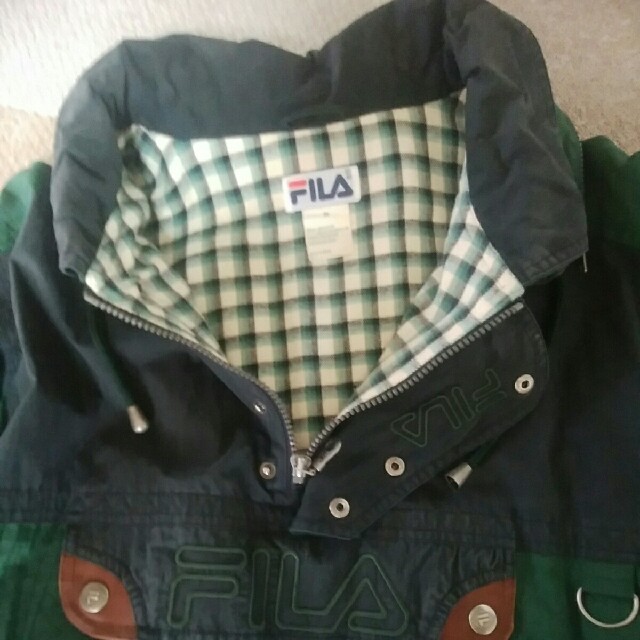 FILA(フィラ)のFILA(フィラ) 90年代プルオーバーマウンテンパーカー グリーンサイズ:M メンズのジャケット/アウター(マウンテンパーカー)の商品写真
