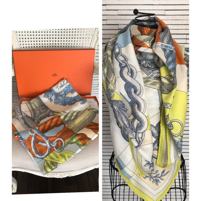 HERMES エルメス　カシミヤシルクストール　新品未使用品❣️