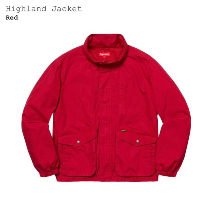 supreme 国内正規品☆Highland Jacket Red☆Small