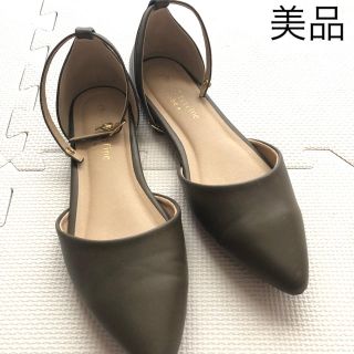 ショコラフィネローブ(chocol raffine robe)のフラットシューズ ローヒール ストラップパンプス(ハイヒール/パンプス)