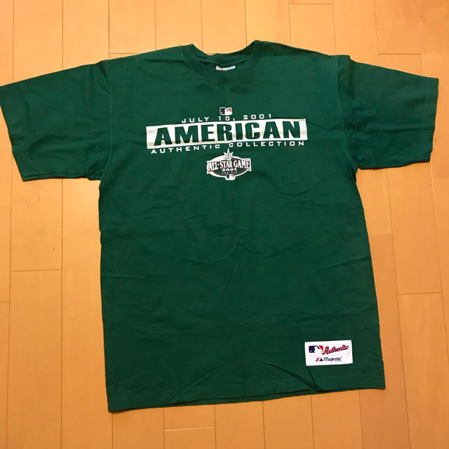 Majestic(マジェスティック)のメジャーリーグ オールスターTシャツ2001 スポーツ/アウトドアの野球(記念品/関連グッズ)の商品写真