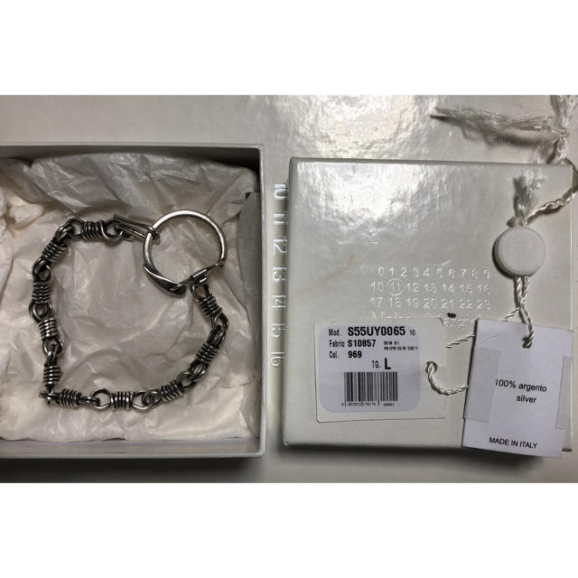 Maison Martin Margiela(マルタンマルジェラ)のMAISON MARGIELA ブレスレット シルバー 925 メンズのアクセサリー(ブレスレット)の商品写真