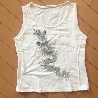 シンシア(cynthia)のCYNTHIA ドラゴン刺繍タンクトップ(タンクトップ)