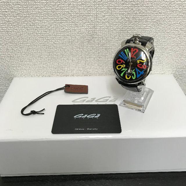 GaGa MILANO(ガガミラノ)のガガミラノ　腕時計　マルチカラー　美品☆　手巻き　18年購入 メンズの時計(腕時計(アナログ))の商品写真