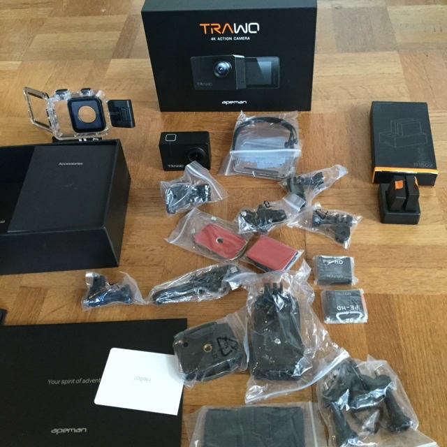 おまけ付き trawo apeman 4k アクションカメラカメラ