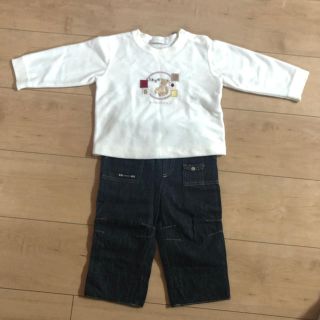 バーバリー(BURBERRY)のバーバリー 80 上下セット(Ｔシャツ)