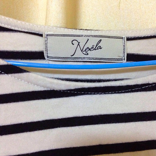 Noela(ノエラ)のボーダー♡ペプラム レディースのトップス(Tシャツ(長袖/七分))の商品写真