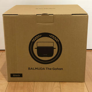 バルミューダ(BALMUDA)の新品  BALMUDA The Gohan   K03-BK(炊飯器)