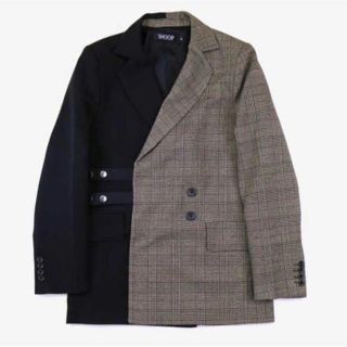 シュープ(SHOOP)のshoop シュープ18aw Bicolor Blazer(テーラードジャケット)