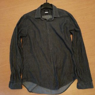 ザラ(ZARA)のZARA メンズシャツ ブラック Lサイズ(シャツ)