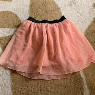 キッズ☆ミニスカート☆オレンジピンク(スカート)
