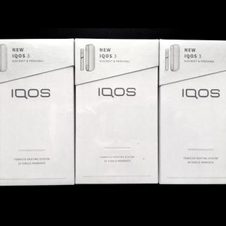 アイコス(IQOS)のIQOS 3 キット ウォームホワイト 白 アイコス 3  本体 3個 セット(タバコグッズ)