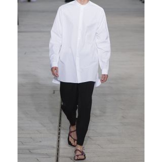 Jil Sander - JIL SANDER ノーカラーシャツの通販 by Dan Shirley