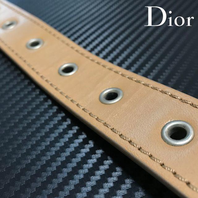 DIOR HOMME(ディオールオム)の（未使用・タグ付き）Dior HOMME ディオールオム 本革ベルト（90） メンズのファッション小物(ベルト)の商品写真