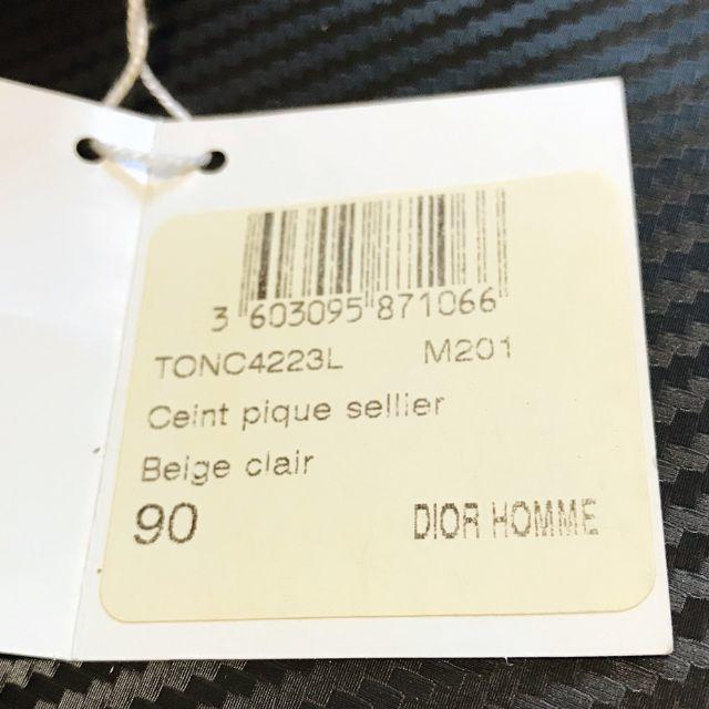 DIOR HOMME(ディオールオム)の（未使用・タグ付き）Dior HOMME ディオールオム 本革ベルト（90） メンズのファッション小物(ベルト)の商品写真