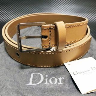 ディオールオム(DIOR HOMME)の（未使用・タグ付き）Dior HOMME ディオールオム 本革ベルト（90）(ベルト)