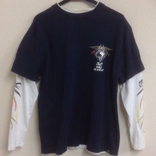 送料無料☆超 カッコイイ長袖シャツ（Ｌ）(Tシャツ/カットソー(七分/長袖))