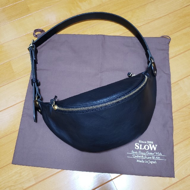 SLOW rubono leather fanny pack ボディバッグ300S61EGサイズ