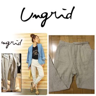 アングリッド(Ungrid)のungrid  ハイウエストパンツ(カジュアルパンツ)