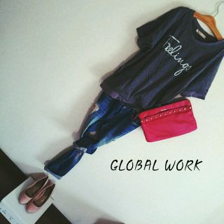 グローバルワーク(GLOBAL WORK)のGLOBALWORK♡tops(Tシャツ(半袖/袖なし))