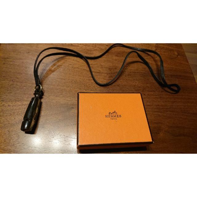 エルメス☆ HERMES ウッドシフレ 犬笛 美品