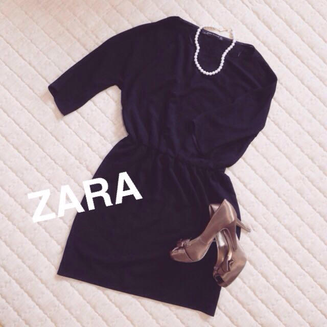 ZARA(ザラ)のZARA シンプルワンピース レディースのワンピース(ひざ丈ワンピース)の商品写真