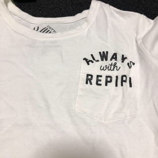 レピピアルマリオ(repipi armario)のrepipi USAコットン Tシャツ白  ゆぅさん 様専用(Tシャツ(半袖/袖なし))