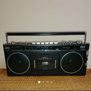 サンヨー(SANYO)の⑤-1   SANYO ラジカセ MR-U33 【ジャンク品】(ラジオ)