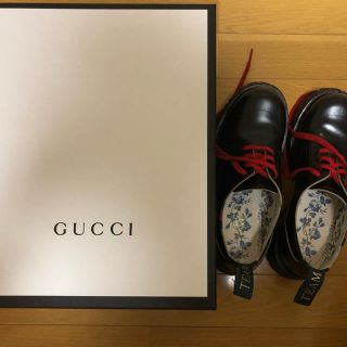 グッチ(Gucci)のGUCCIウェブレザーシューズ(ブーツ)