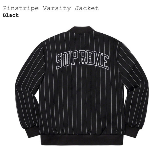 定番特価 Supreme - Pinstripe Varsity Jacket 最高の通販 by ちょ's shop｜シュプリームならラクマ 定番大特価