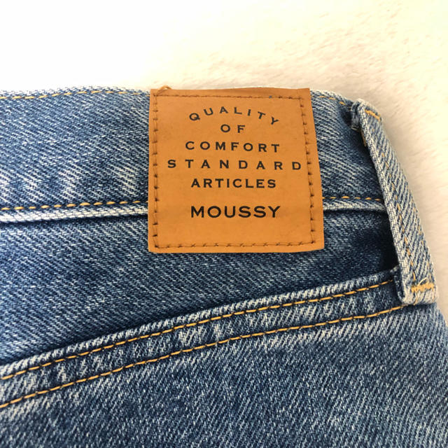 moussy(マウジー)のMOUSSY デニムミニスカート レディースのスカート(ミニスカート)の商品写真