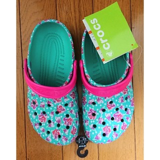 クロックス(crocs)の新品★21cm クロックス クラシックグラフィック ガールズサンダル(サンダル)