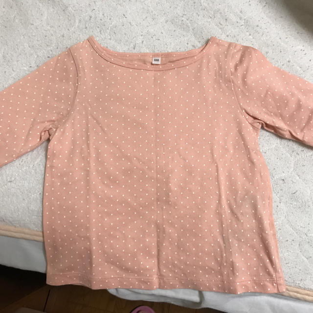 MUJI (無印良品)(ムジルシリョウヒン)の無印 Tシャツ 100 キッズ/ベビー/マタニティのキッズ服男の子用(90cm~)(Tシャツ/カットソー)の商品写真