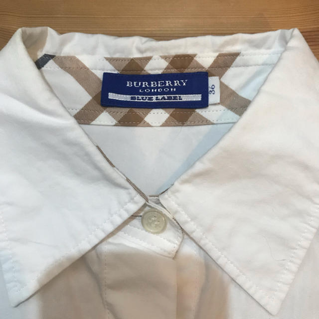 BURBERRY BLUE LABEL(バーバリーブルーレーベル)のバーバリー 7部丈シャツ レディースのトップス(シャツ/ブラウス(長袖/七分))の商品写真