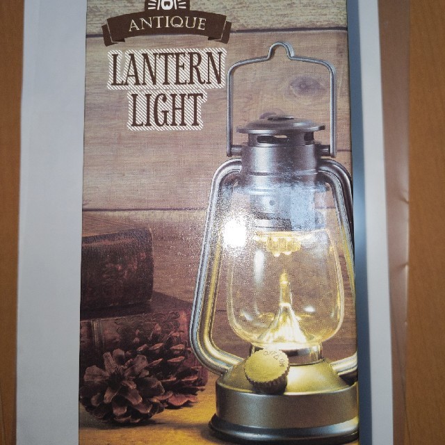 アンティーク　LED ランタンライト スポーツ/アウトドアのアウトドア(ライト/ランタン)の商品写真