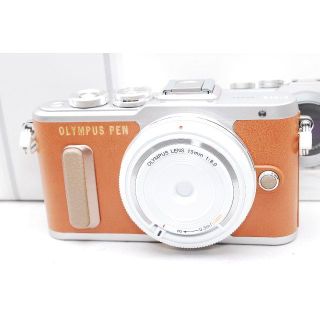 オリンパス(OLYMPUS)の❤️WiFi＆女性向け❤️OLYMPUS PEN E-PL8 大人気オレンジ♫(ミラーレス一眼)