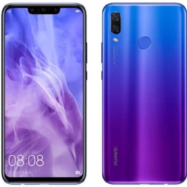 海外販売× 新品未開封 HUAWEI Nova 3 アイリスパープル simフリー 国内