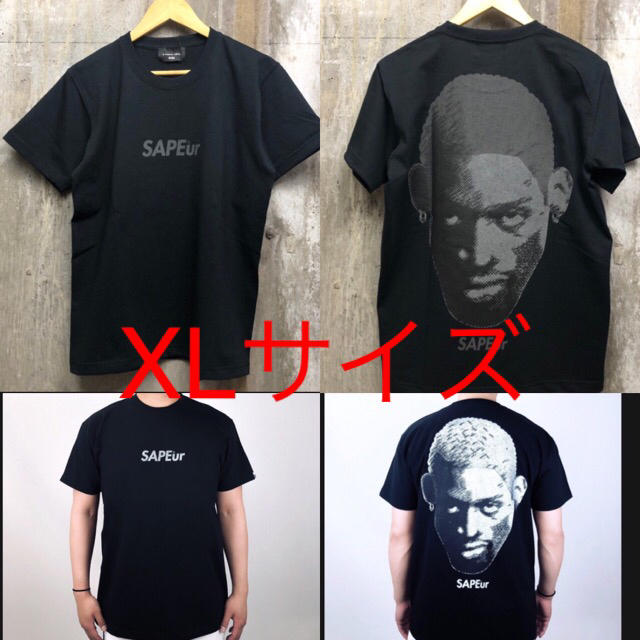 SAPEur Tシャツ XL サプール ロッドマン 黒